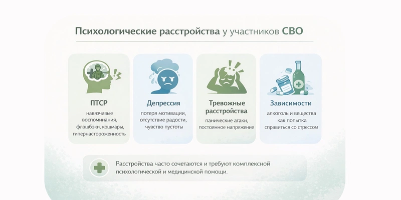 Психологические расстройства у участников СВО